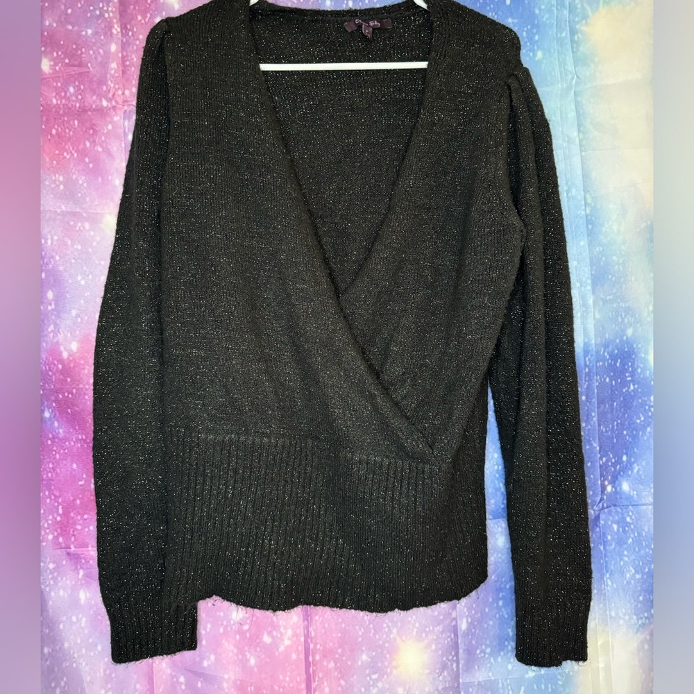 Olivia sky cross front sweater 🛍